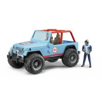 Jeep Cross Country de curse albastru Bruder