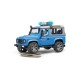 Masina de politie Land Rover Defender cu politist si accesorii Bruder