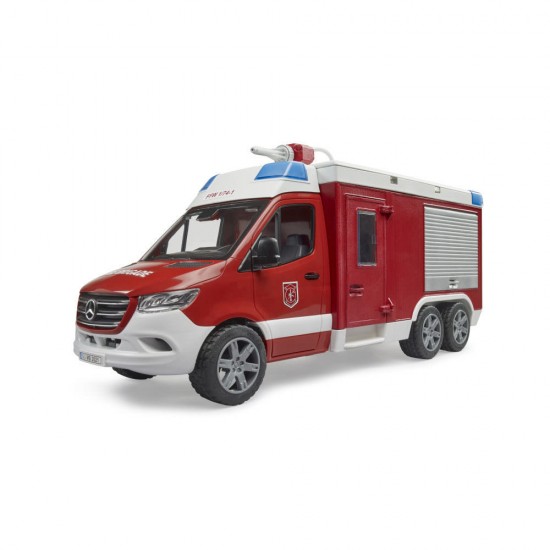 Masina de pompieri Bruder Sprinter Mercedes Benz cu sirena si pompa de apa