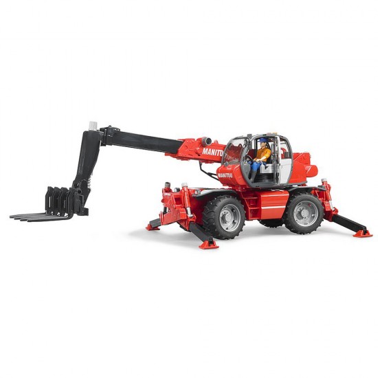 Stivuitor telescopic cu accesorii Manitou MRT 2150 Bruder