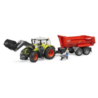 Tractor Claas Axion 950 cu incarcator frontal Bruder