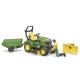 Tractor cu remorca John Deere si gradinar Bruder