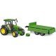 Tractor John Deere 5115M cu remorca basculabila Bruder