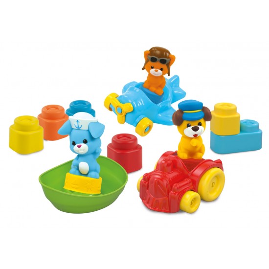 Set de joaca Clemmy - Primele mele vehicule