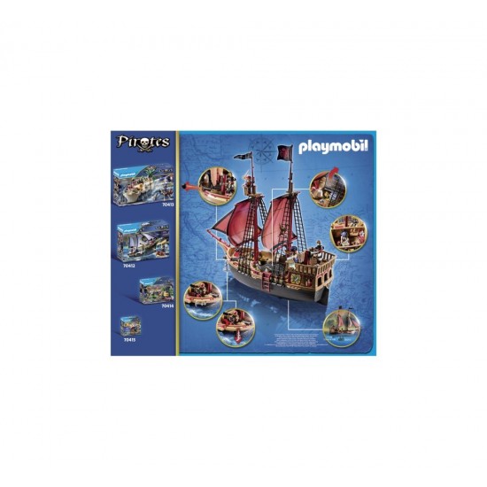 Playmobil Pirates - Corabia de lupta a piratilor