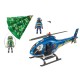 Playmobil City Action - Elicopter de politie si parasutist