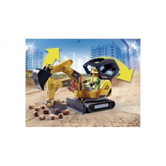 Playmobil City Action - Excavator mic