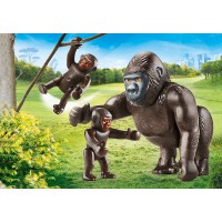 Set figurine gorila cu pui Playmobil Family Fun