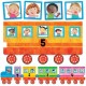 Puzzle micul tren 123 Headu Ecoplay