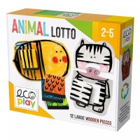 Set puzzle-uri Headu Ecoplay - Sa potrivim animalele