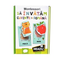 Joc Headu Montessori - Sa invatam cuvinte in romana