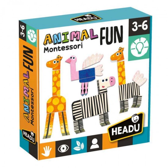 Set educativ Montessori - Animalute tactile amuzante