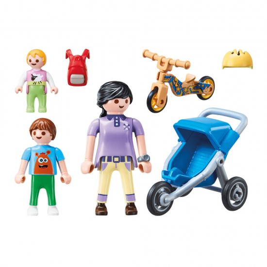 Playmobil City Life - Mama cu copii