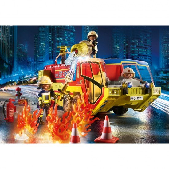 Playmobil City Action - Masina si camion de pompieri