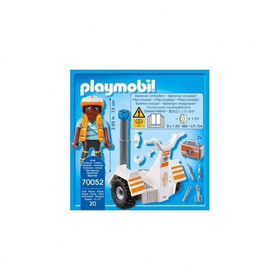 Playmobil City Life - Medic cu masina de echilibru