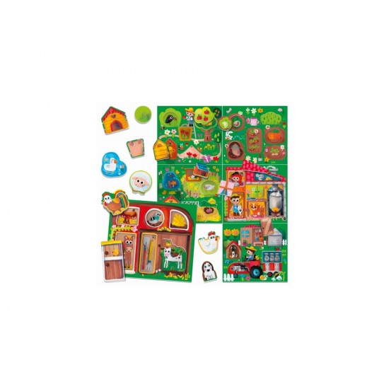 Set educativ Montessori - Joaca la ferma