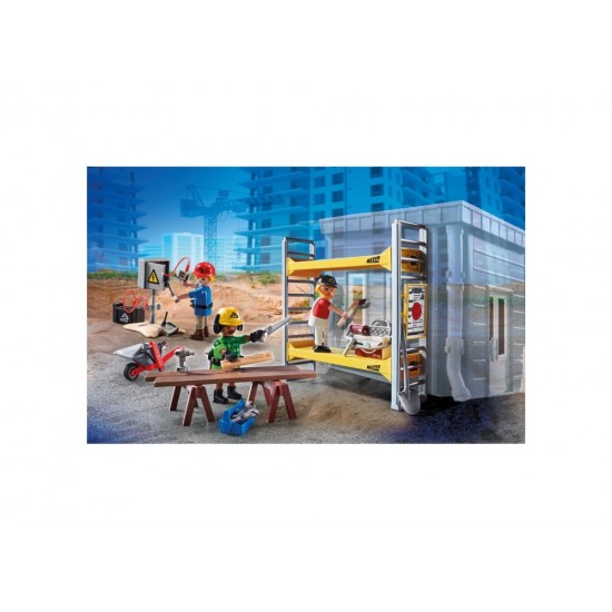 Playmobil City Action - Muncitori cu schela