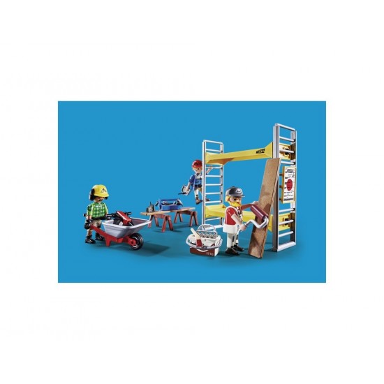 Playmobil City Action - Muncitori cu schela