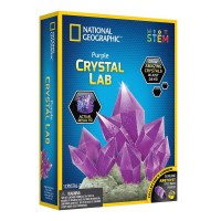 Kit stiinta National Geographic - Laborator de crestere cristale violet