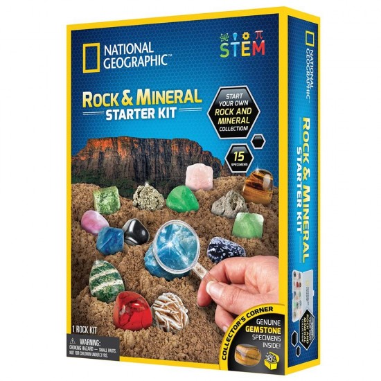 Kit stiinta National Geographic - Roci si minerale