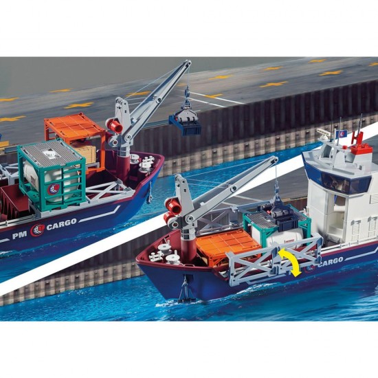 Playmobil City Action - Nava de marfa cu barca
