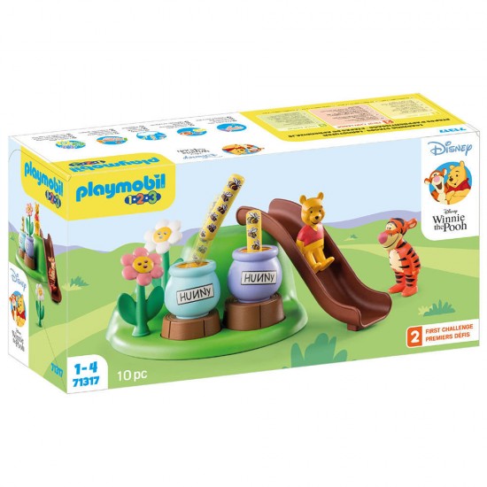 Playmobil 1.2.3 & Disney - Gradina cu albine a lui Winnie si Tigger