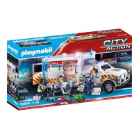 Playmobil City Action - Ambulanta cu lumini si sunete