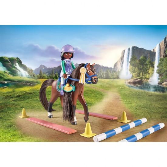 Playmobil Horses of Waterfall - Arena cu Zoe si calutul Blaze