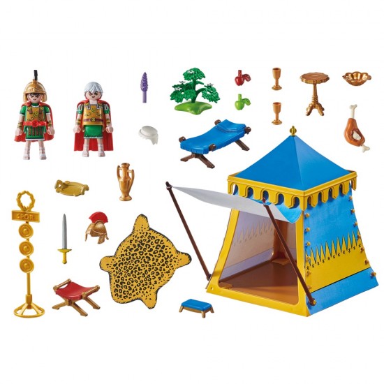 Set de joaca Playmobil Asterix si Obelix - Cortul generalului