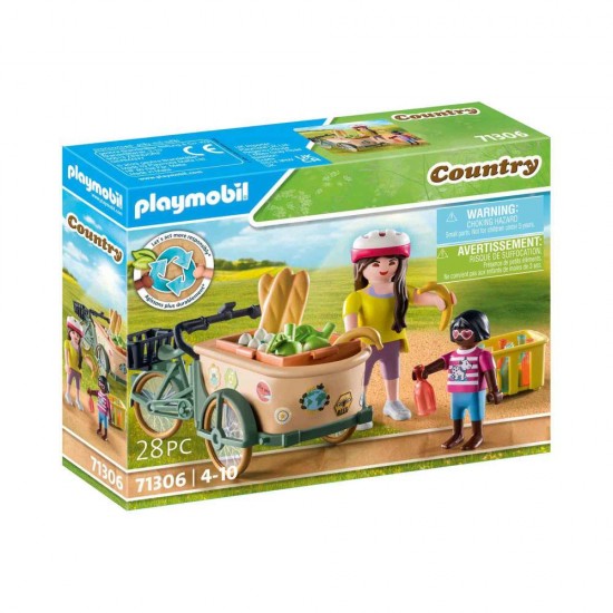 Playmobil Country - Bicicleta fermierilor cu marfa