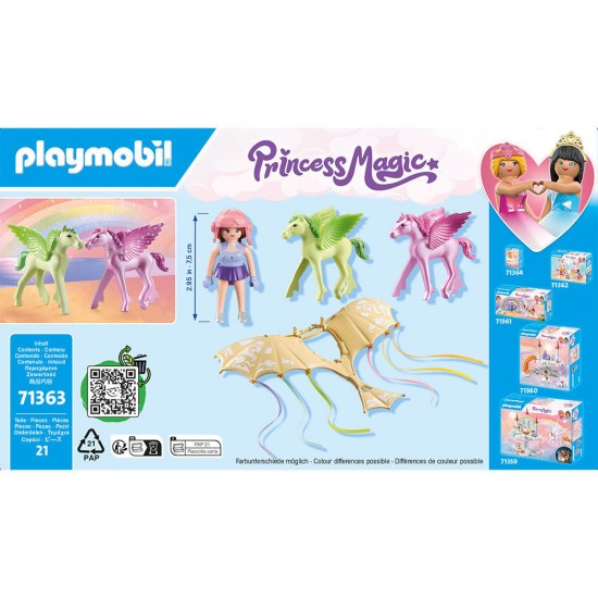 Playmobil Princess Magic - Calatorie cu Pegasus printre nori