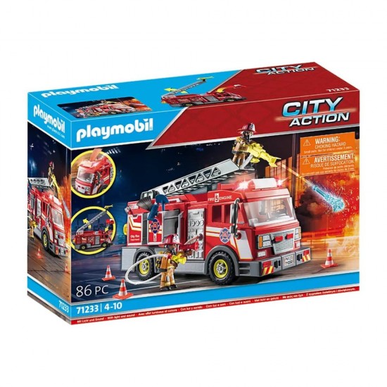 Playmobil City Action - Camion de pompieri US