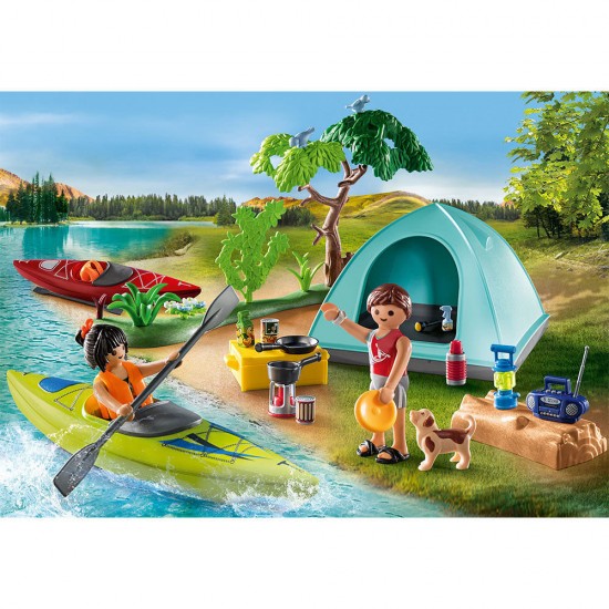 Playmobil Family Fun - Camping langa rau