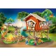 Playmobil Family Fun - Casa din copac cu tobogan