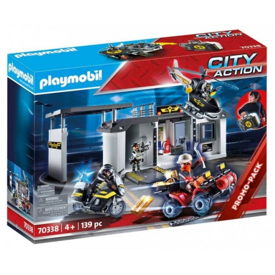 Playmobil City Action - Set mobil sectia echipei SWAT