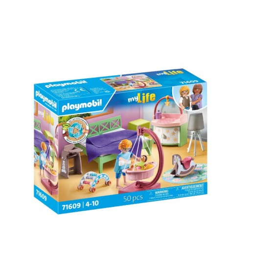 Playmobil My Life - Dormitor cu colt de joaca pentru bebelusi