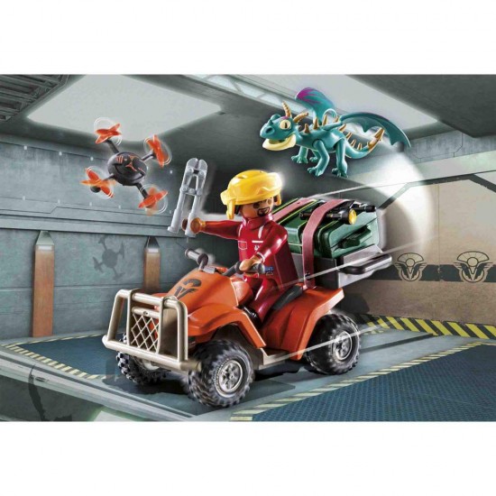Playmobil Dragons - Vehiculul lui Icaris si Phil