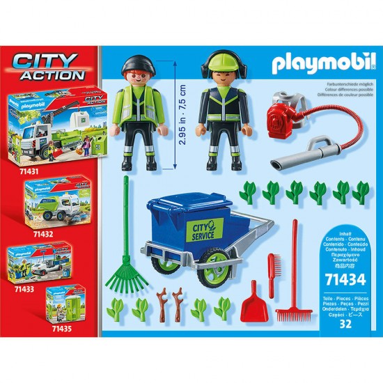 Playmobil City Action - Echipa de curatare strazi