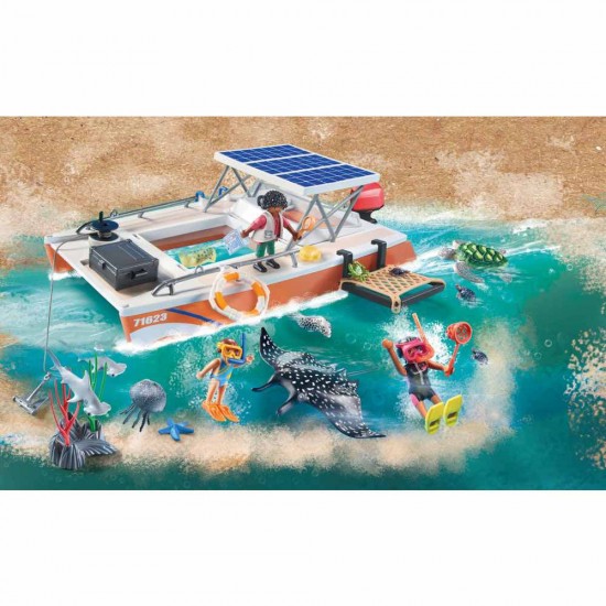 Playmobil Wiltopia - Examinarea barierelor de corali