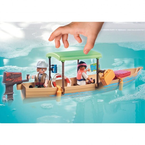 Set de joaca Playmobil Wiltopia - Excursie cu barca