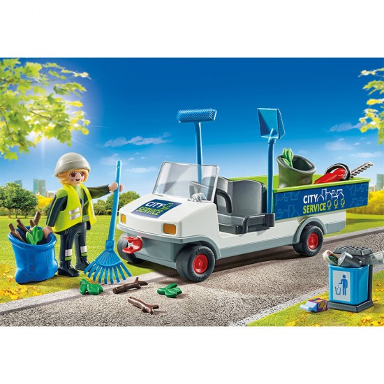 Playmobil City Action - Maturator de strazi cu vehicul