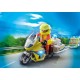 Playmobil City Life - Motocicleta galbena cu lumini