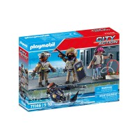 Playmobil City Action - Set figurine echipa SWAT