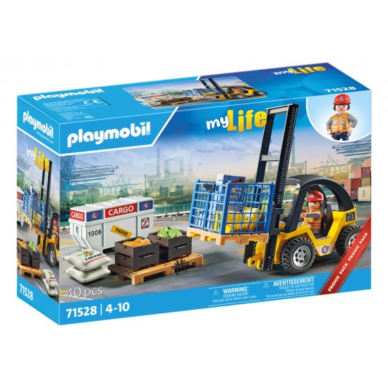 Playmobil My Life - Stivuitor cu marfa