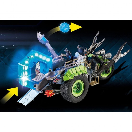 Playmobil Top Agents - Tricicleta pentru gheata si rebeli arctici