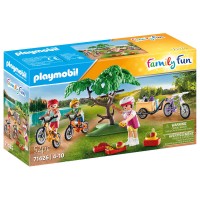 Playmobil Family Fun - Tur in munti cu bicicleta