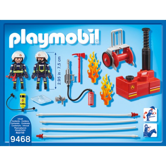 Playmobil City Action - Pompieri cu pompa de apa