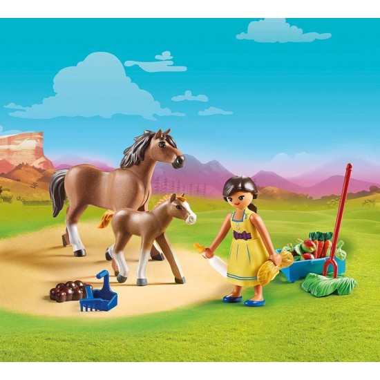 Pru cu calut si manz Playmobil Spirit