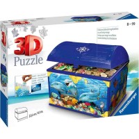 Puzzle 3D cutie comori cu animale 216 piese Ravensburger