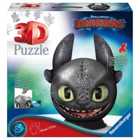 Puzzle 3D Dragons II Toothless 72 piese Ravensburger